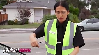 Alex Legend Pleases The Busty Meter Maid With A Deepthroat And Pussy-Fingering Session