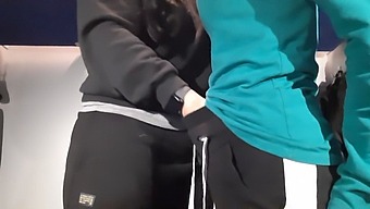Two Stunning Women Indulge In Steamy Lesbian Sex On A Train - Lesbian Illusion Girls