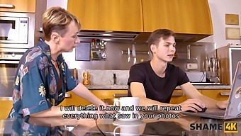 Die Erotische Geschichte Von Shame4k Zeigt Den Wunsch Junger Männer, Ein Abenteuer Mit Einer Älteren Frau Zu Erleben